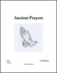 Ancient Prayers SATB choral sheet music cover